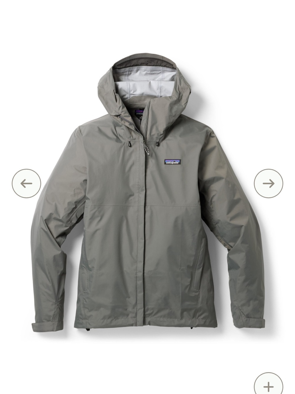 Patagonia Men's Hooded Raincoat - Gray